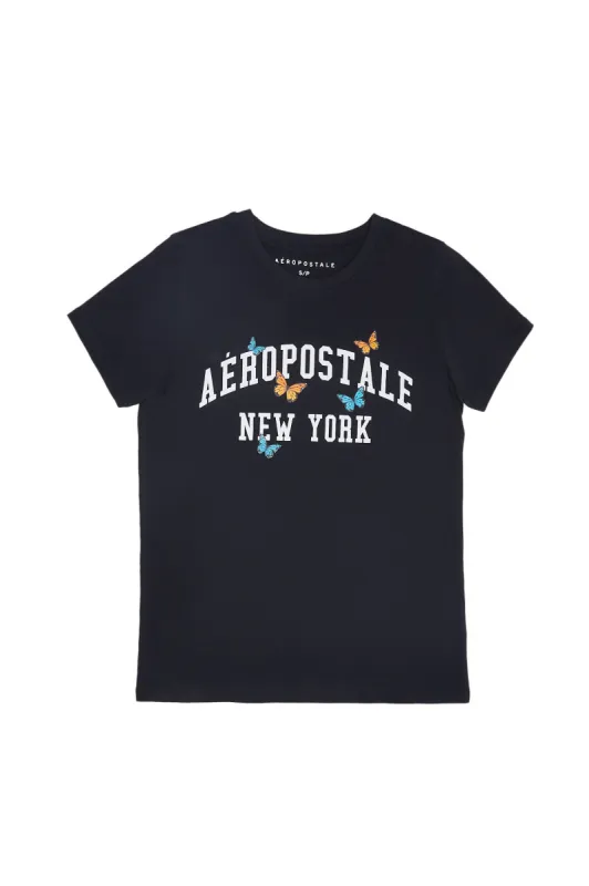 Aéropostale NYC Butterfly Graphic Classic Tee sold by Bluenotes