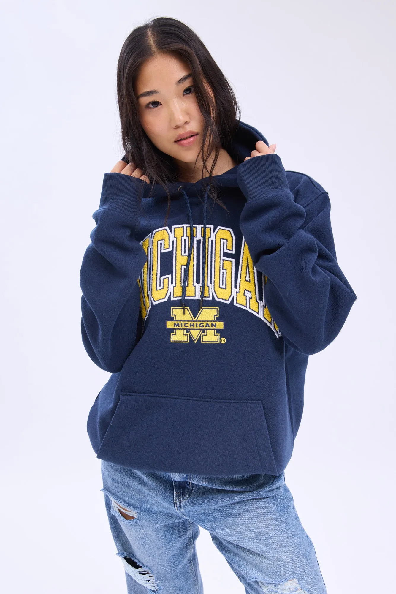 Michigan M Graphic Pullover Hoodie sold by Bluenotes product image thumbnail 2