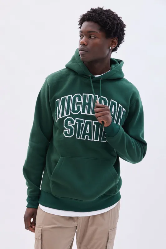 Michigan State Graphic Pullover Hoodie sold by Bluenotes