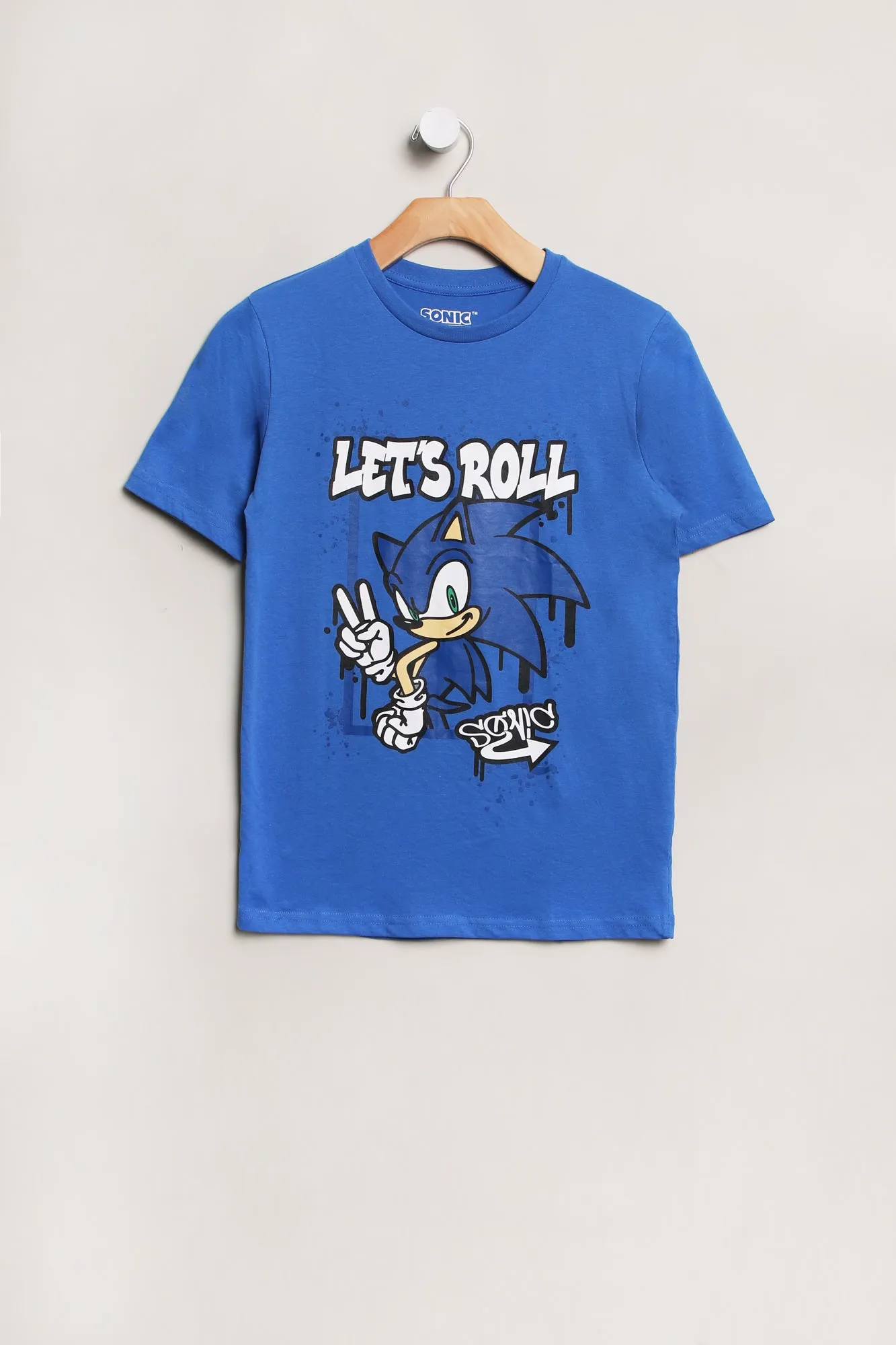 Boys' Sonic The Hedgehog Graphic Classic Tee sold by Bluenotes