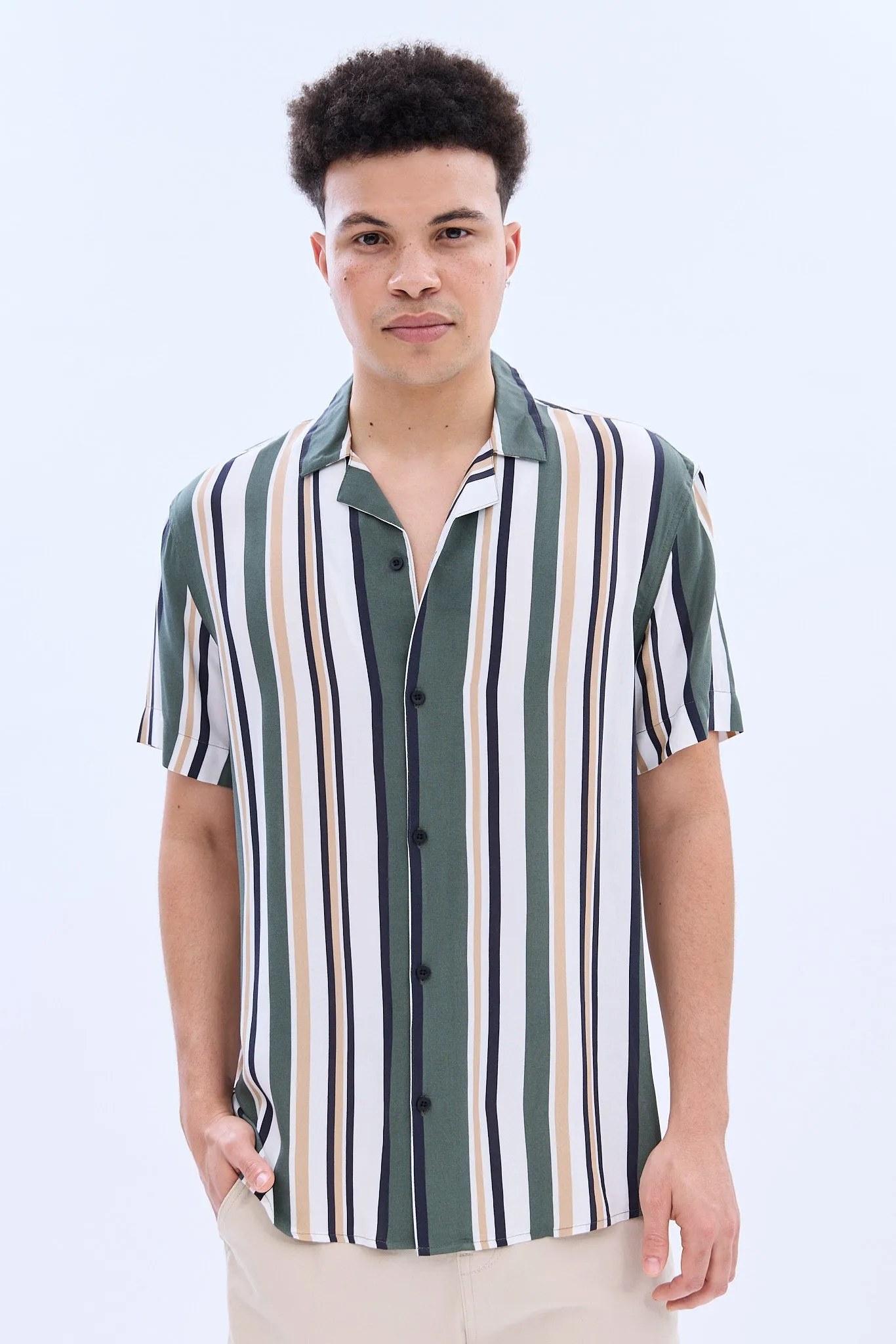 Striped Short Sleeve Resort Shirt sold by Bluenotes