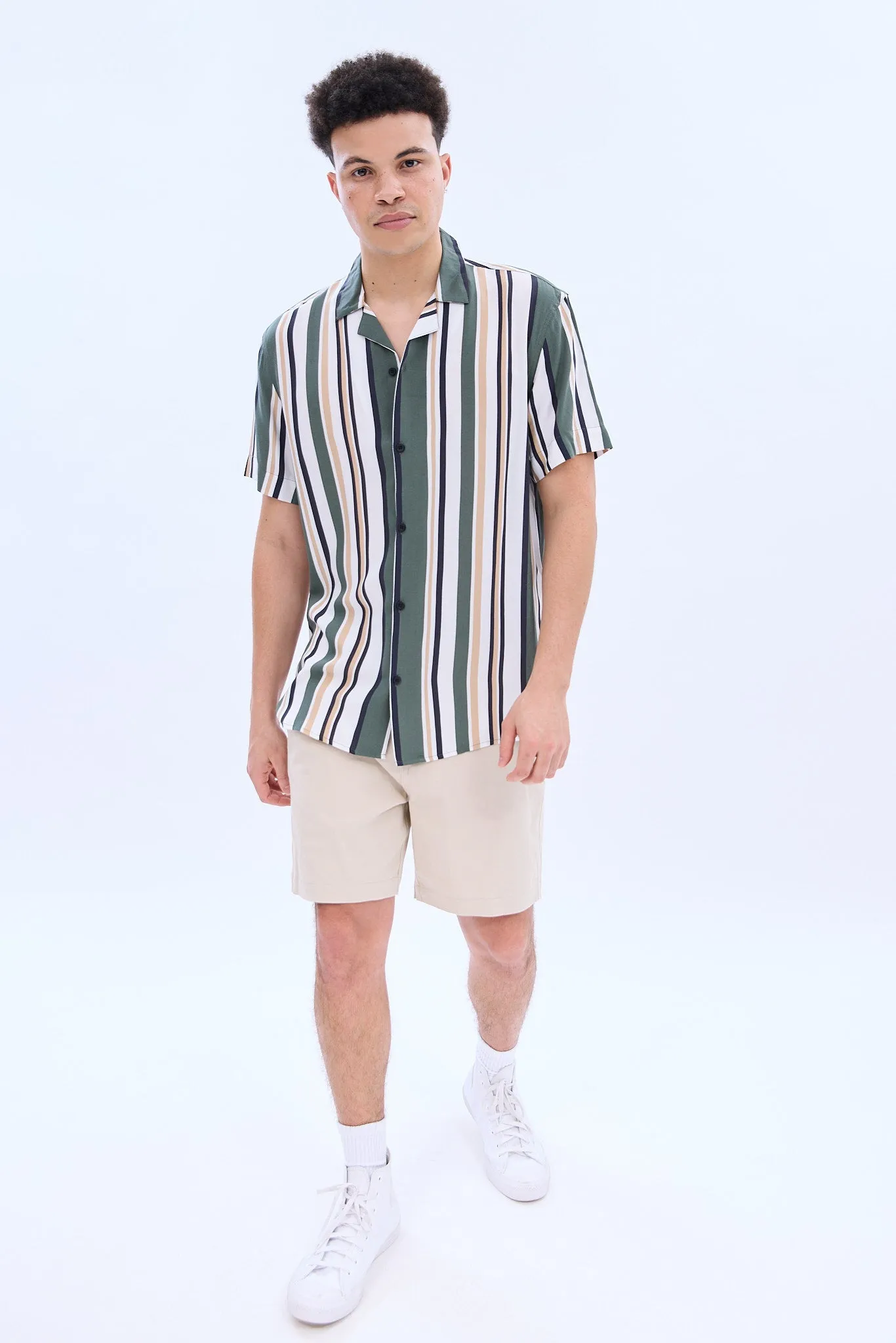 Striped Short Sleeve Resort Shirt sold by Bluenotes product image thumbnail 4