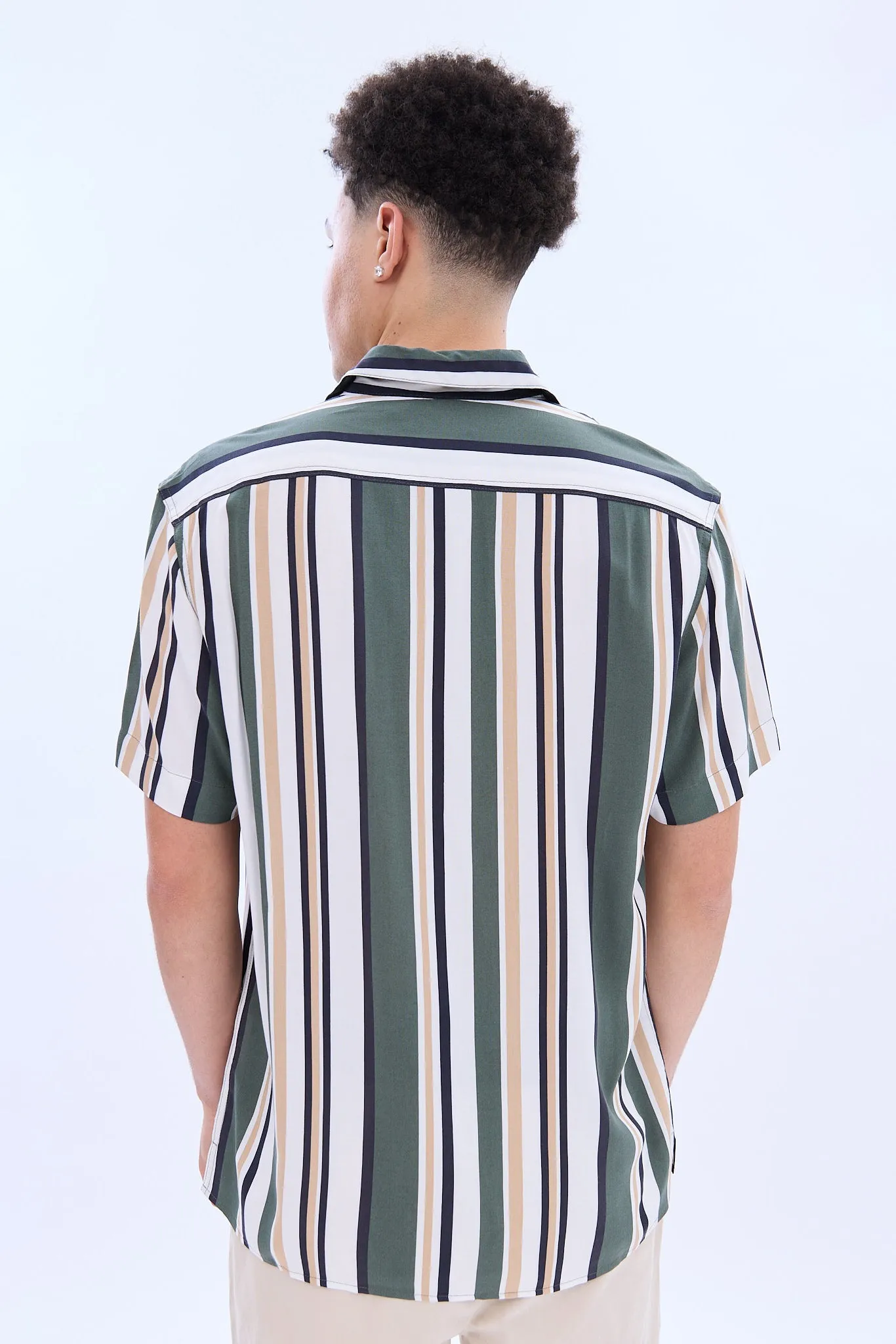 Striped Short Sleeve Resort Shirt sold by Bluenotes product image thumbnail 3