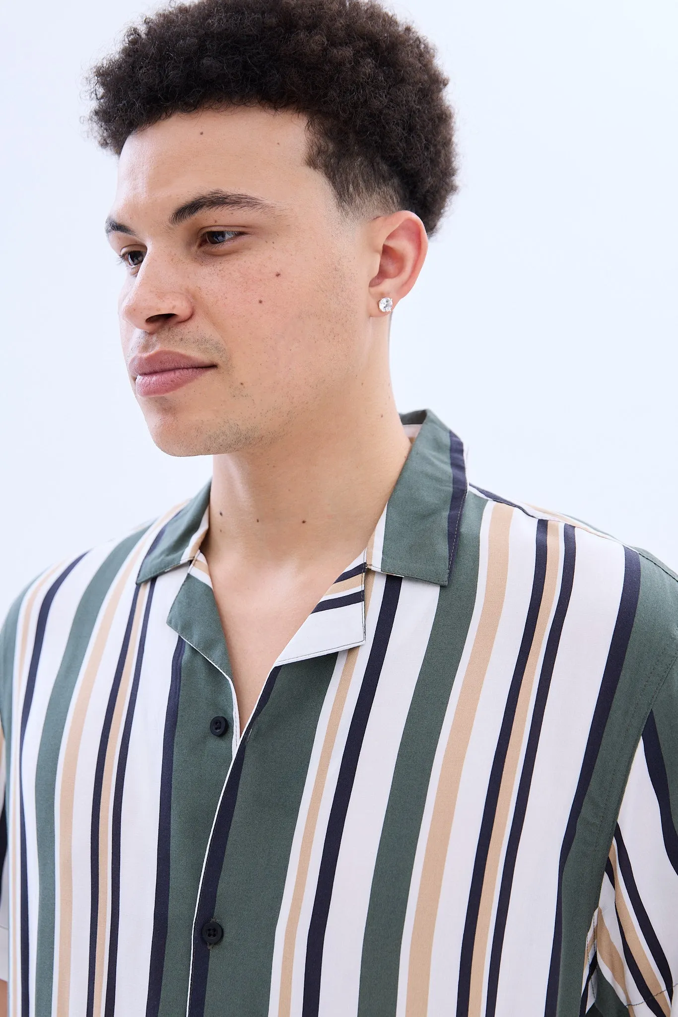 Striped Short Sleeve Resort Shirt sold by Bluenotes product image thumbnail 2