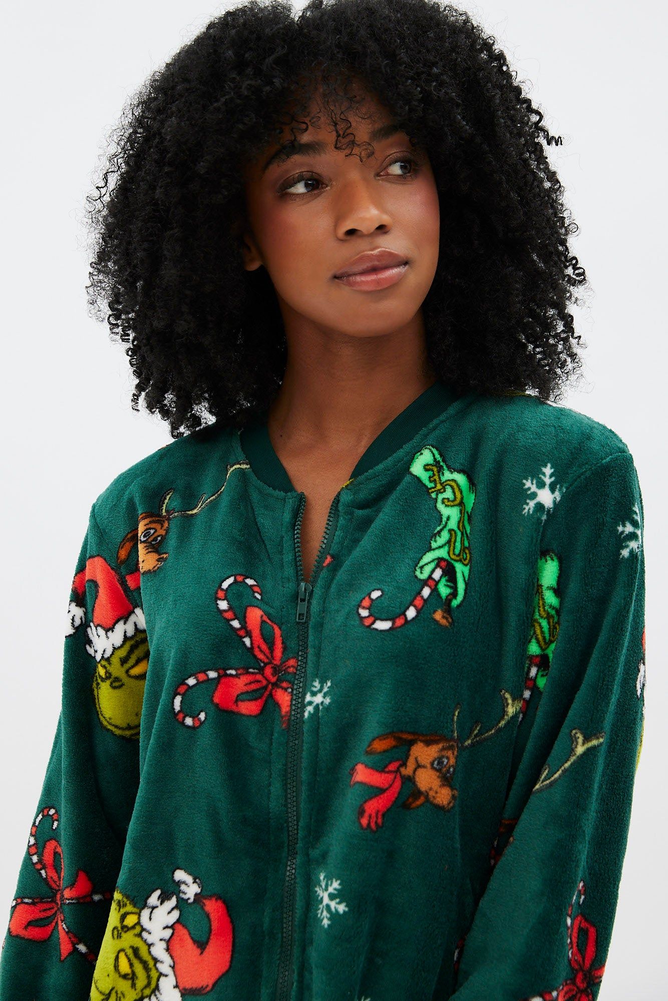The Grinch Printed Crew Neck Onesie sold by Bluenotes product image thumbnail 3