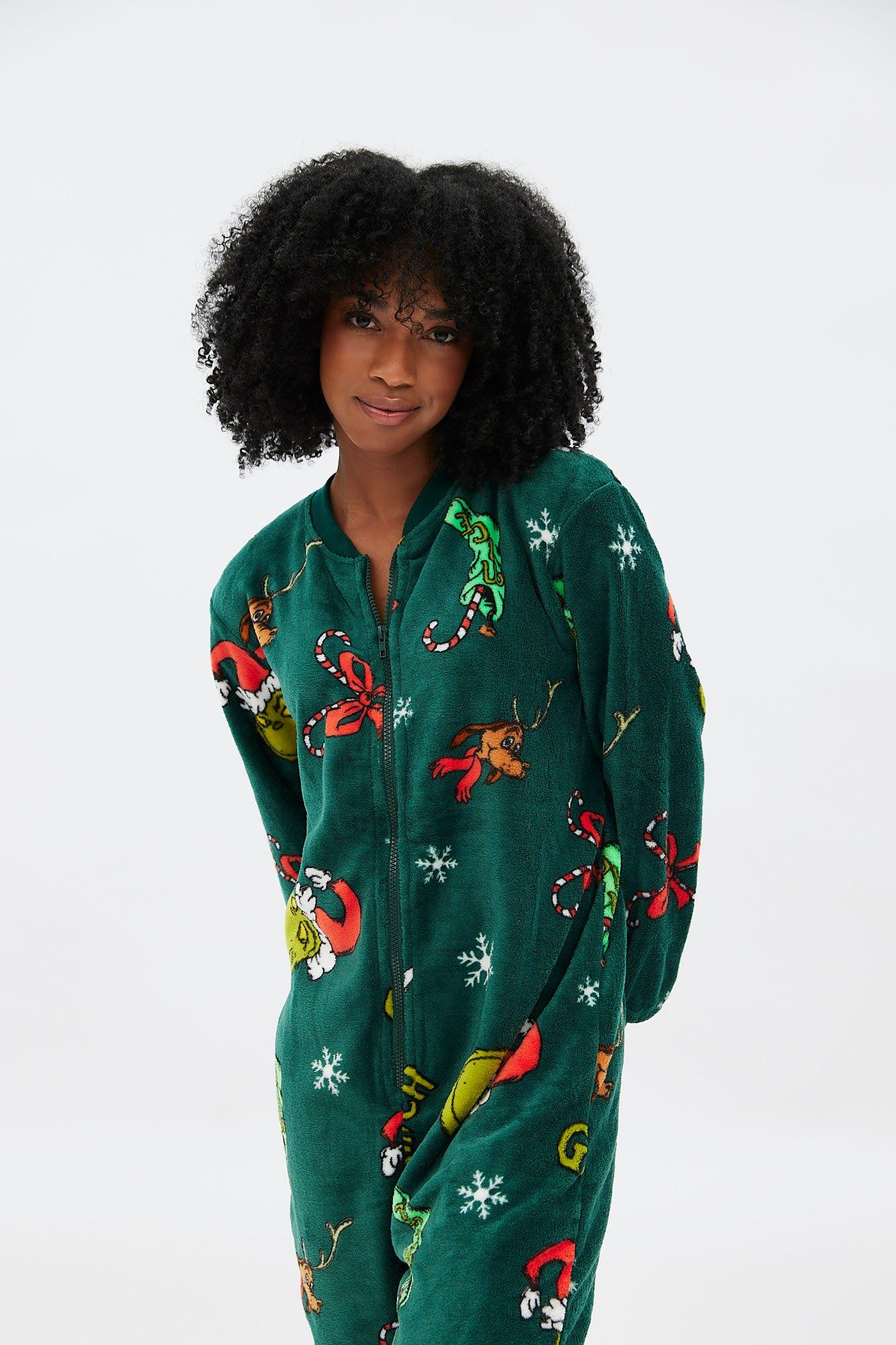 The Grinch Printed Crew Neck Onesie sold by Bluenotes product image thumbnail 2