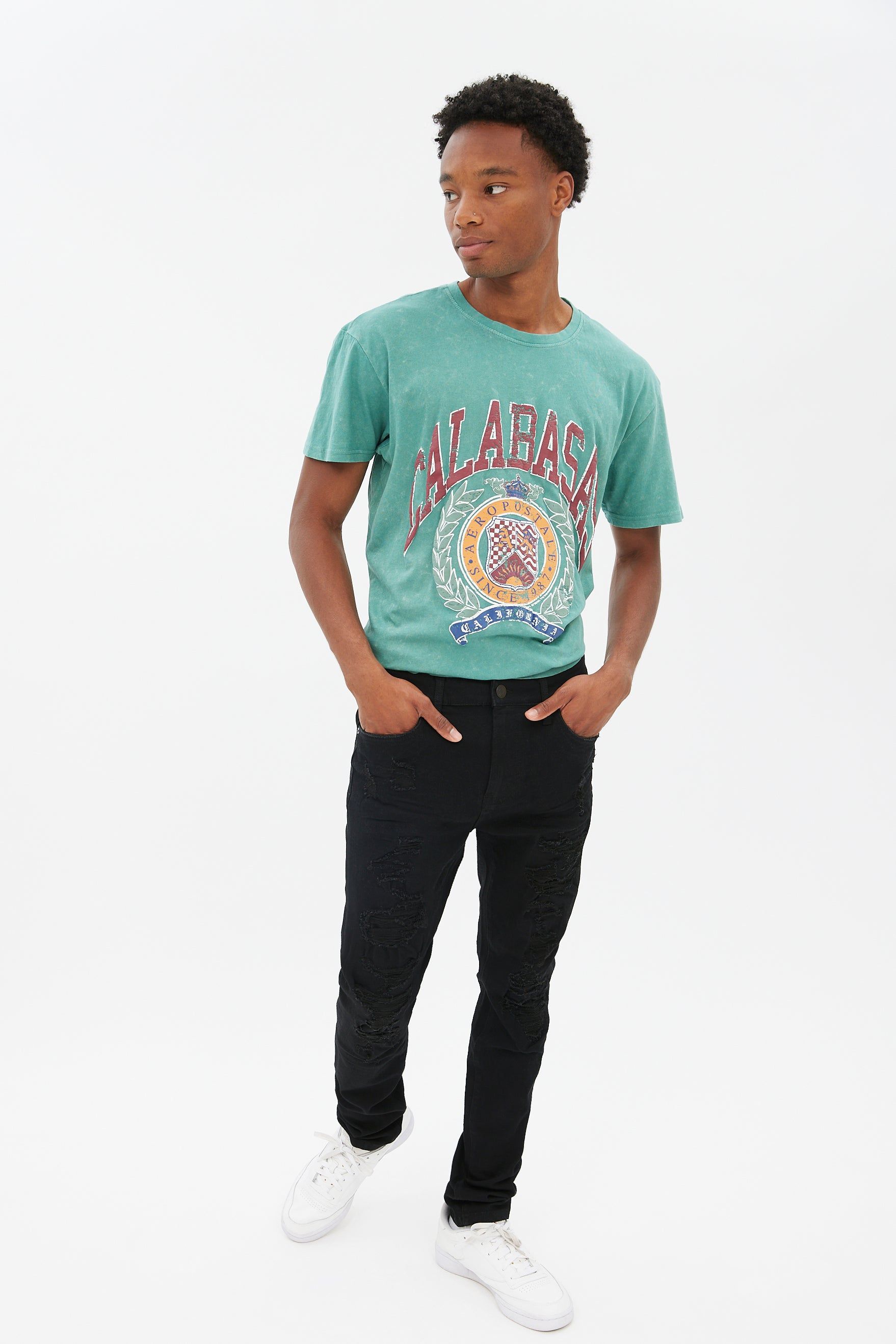 AERO Rip And Repair Skinny Jean sold by Bluenotes product image thumbnail 4