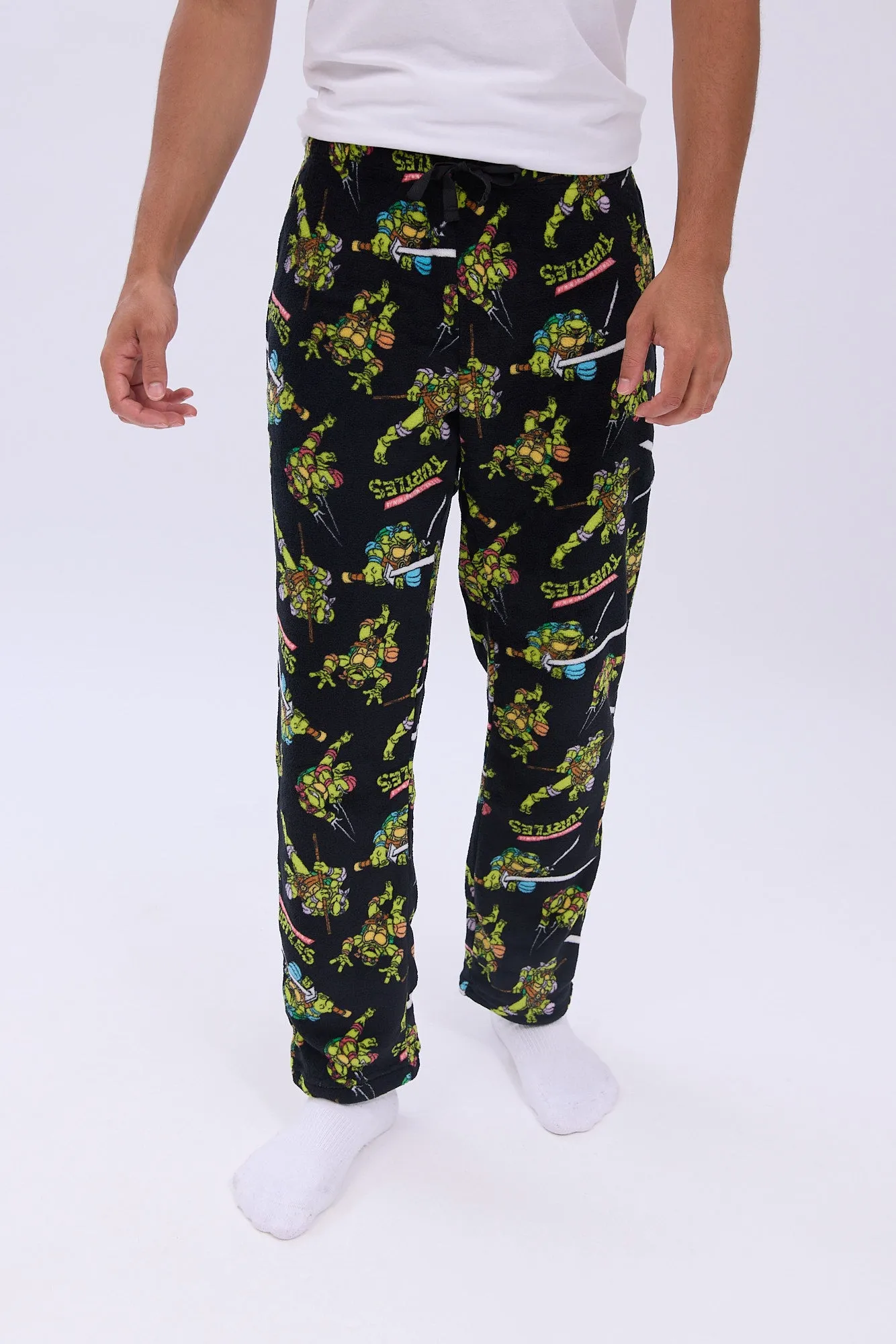 Teenage Mutant Ninja Turtles Printed Plush Pajama Pants sold by Bluenotes