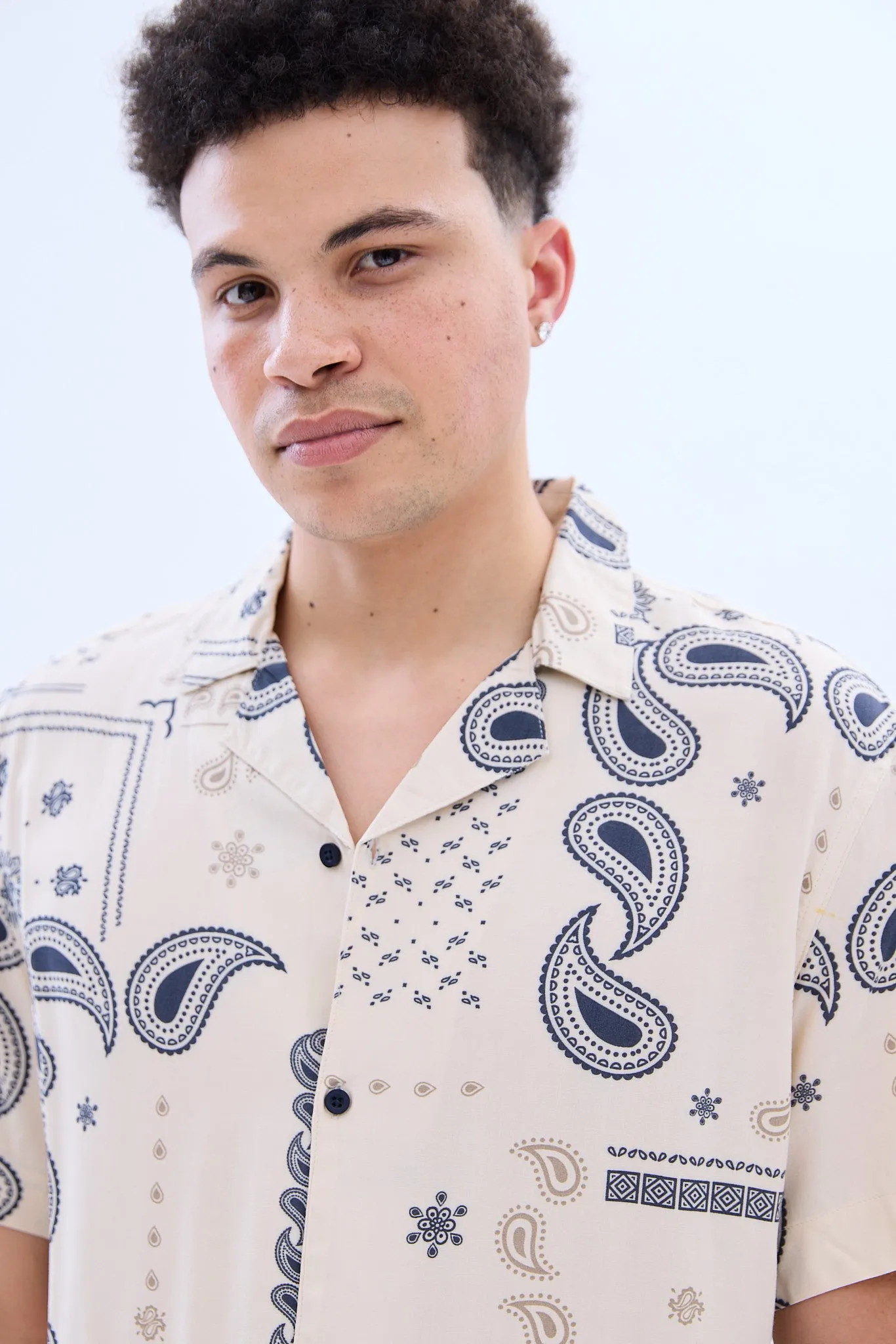 Bandana Short Sleeve Resort Shirt sold by Bluenotes product image thumbnail 2