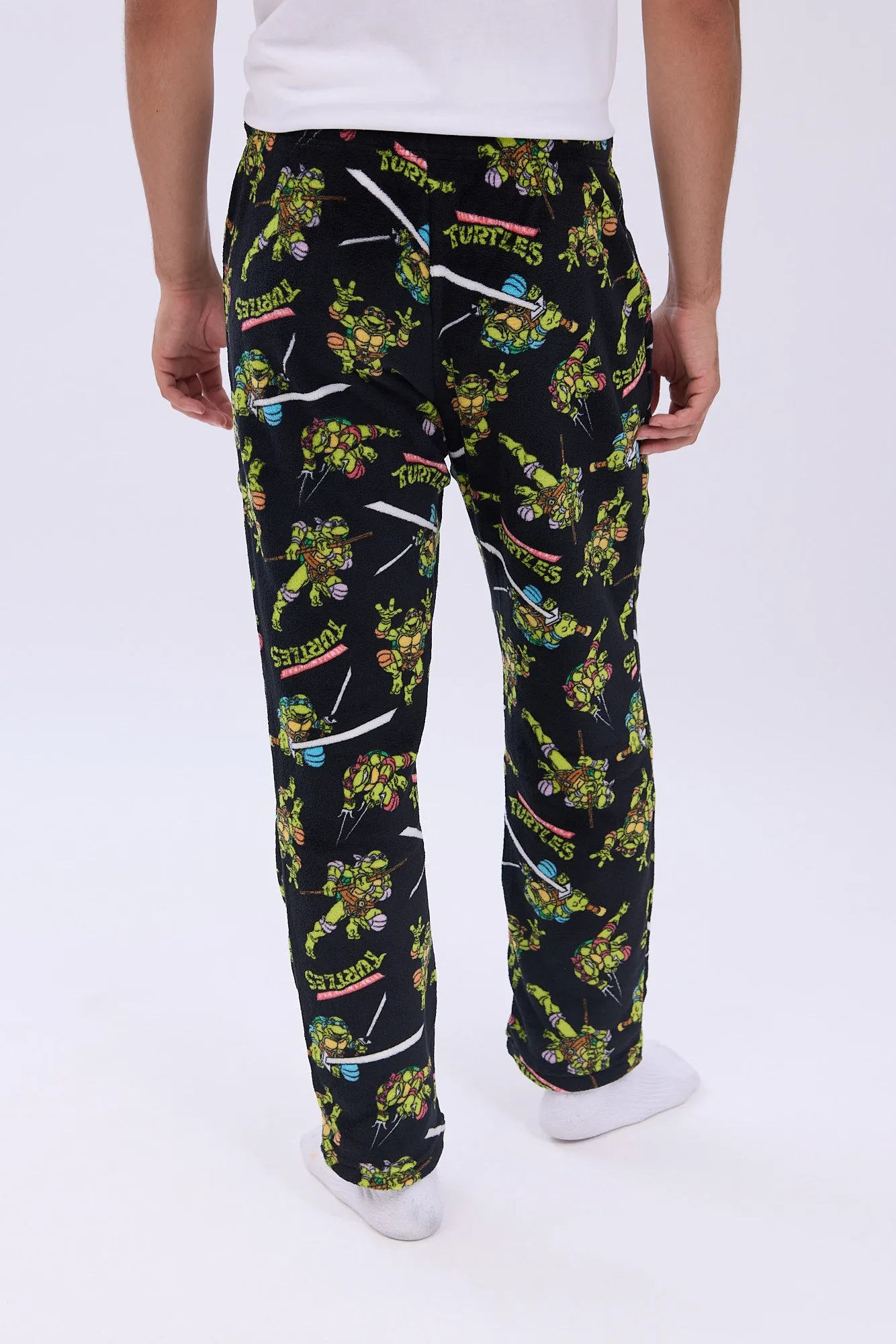 Teenage Mutant Ninja Turtles Printed Plush Pajama Pants sold by Bluenotes product image thumbnail 3