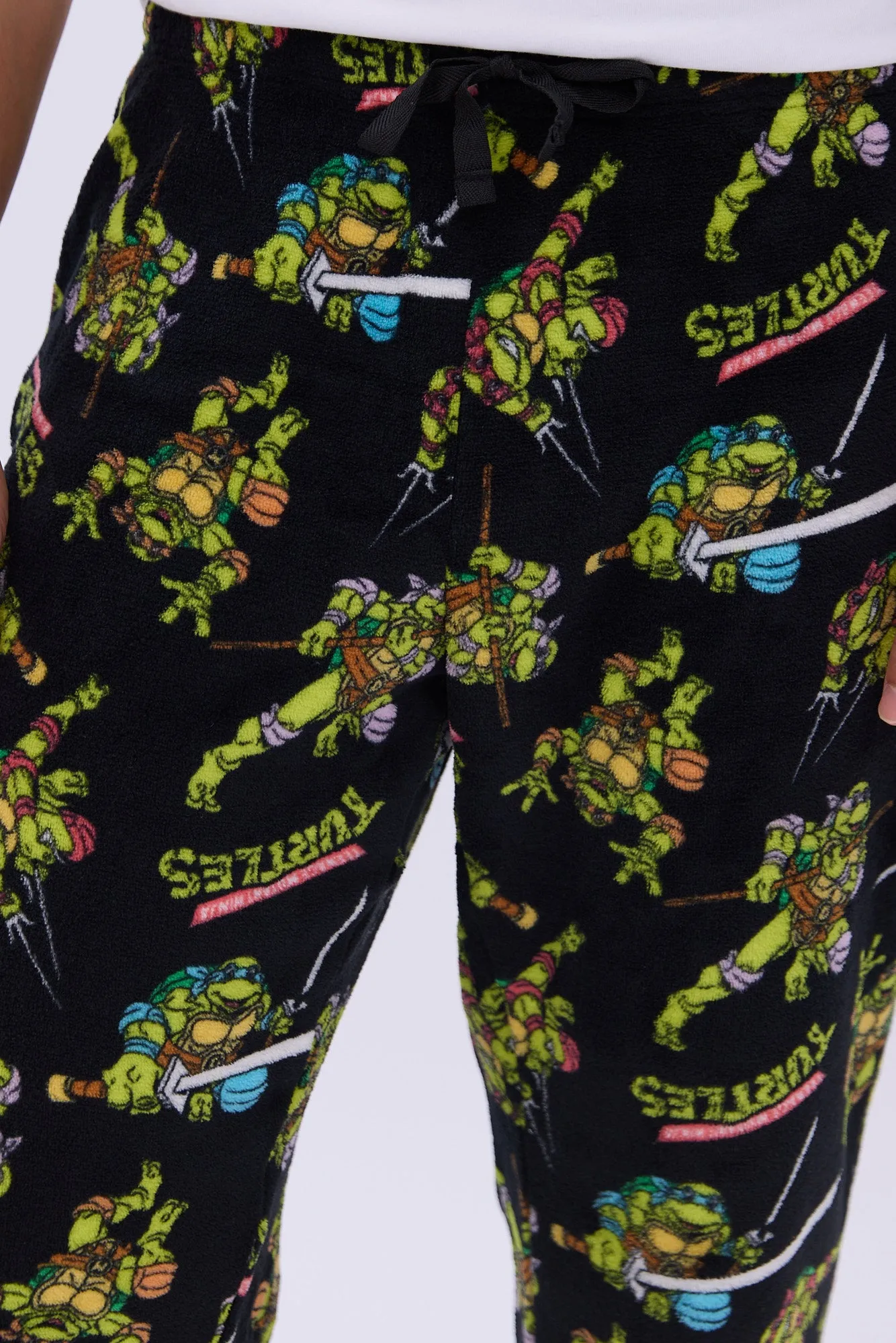 Teenage Mutant Ninja Turtles Printed Plush Pajama Pants sold by Bluenotes product image thumbnail 2