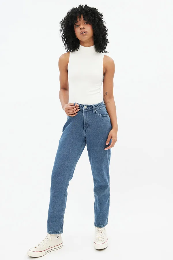 Seamless Mock Neck Bodysuit sold by Bluenotes product image thumbnail 2