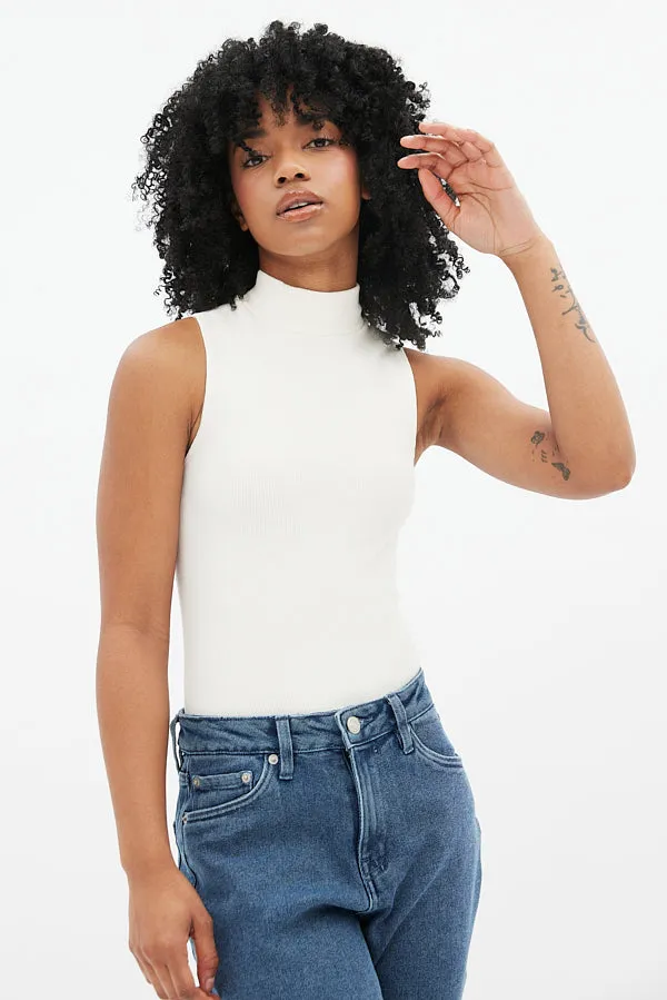 Seamless Mock Neck Bodysuit sold by Bluenotes