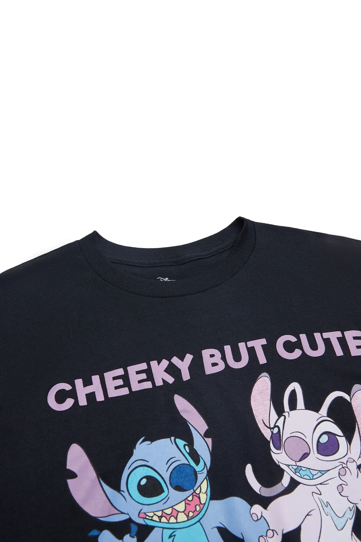 Stitch Cheeky But Cute Graphic Boyfriend Tee sold by Bluenotes product image thumbnail 2