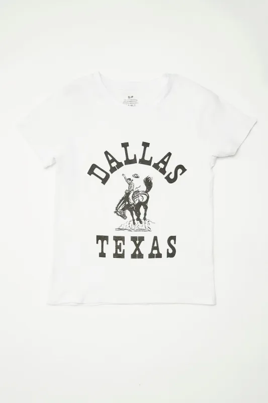 Dallas Texas Graphic Classic Tee sold by Bluenotes