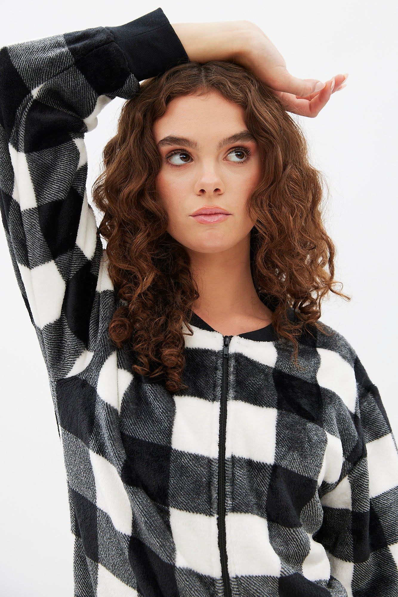 Plush Printed Crew Neck Onesie sold by Bluenotes product image thumbnail 3