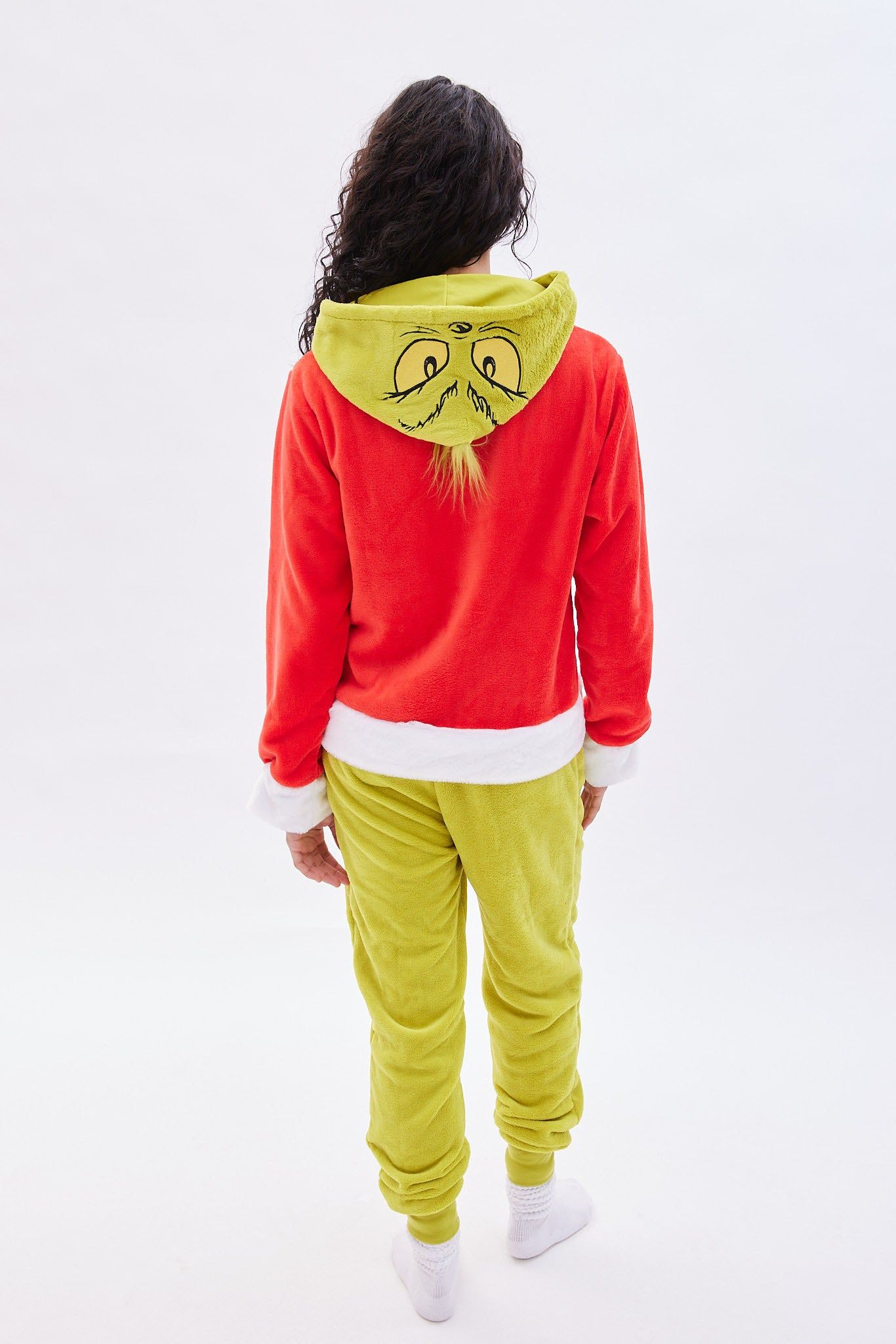 The Grinch Graphic Plush Hooded Onesie sold by Bluenotes product image thumbnail 4