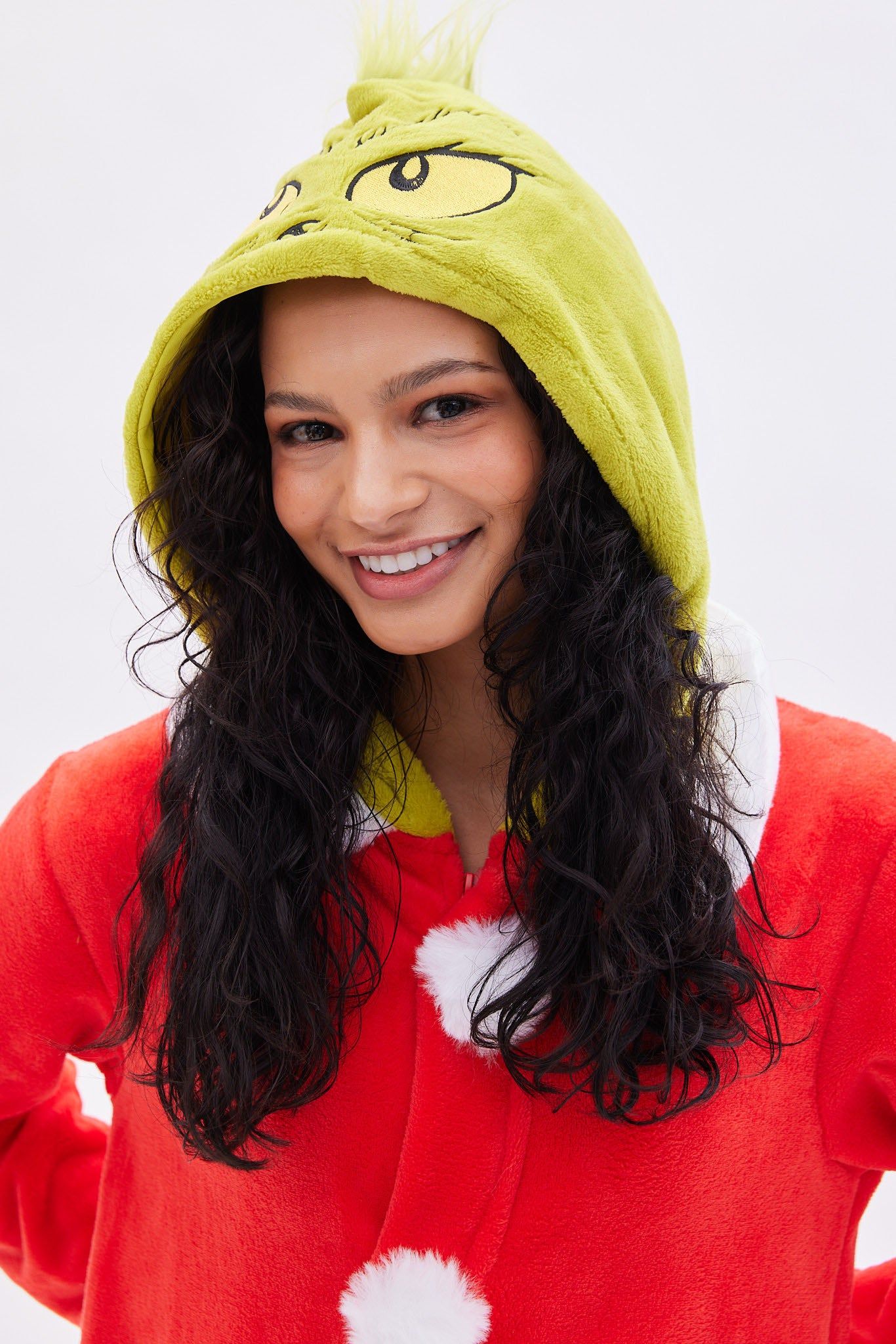 The Grinch Graphic Plush Hooded Onesie sold by Bluenotes product image thumbnail 2