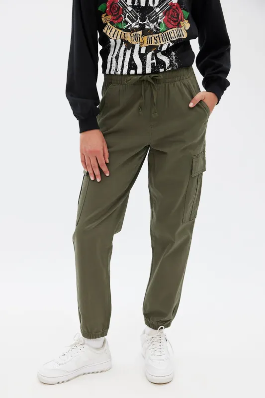 High Rise Baggy Cargo Jogger sold by Bluenotes