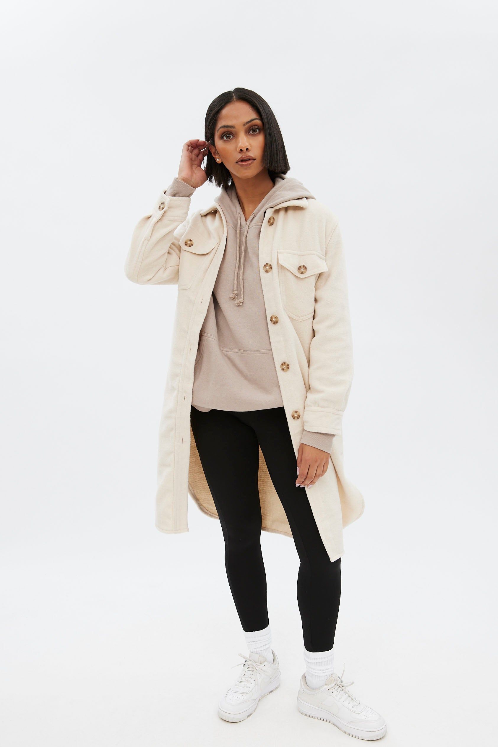 Button-Up Long Shacket sold by Bluenotes product image thumbnail 2