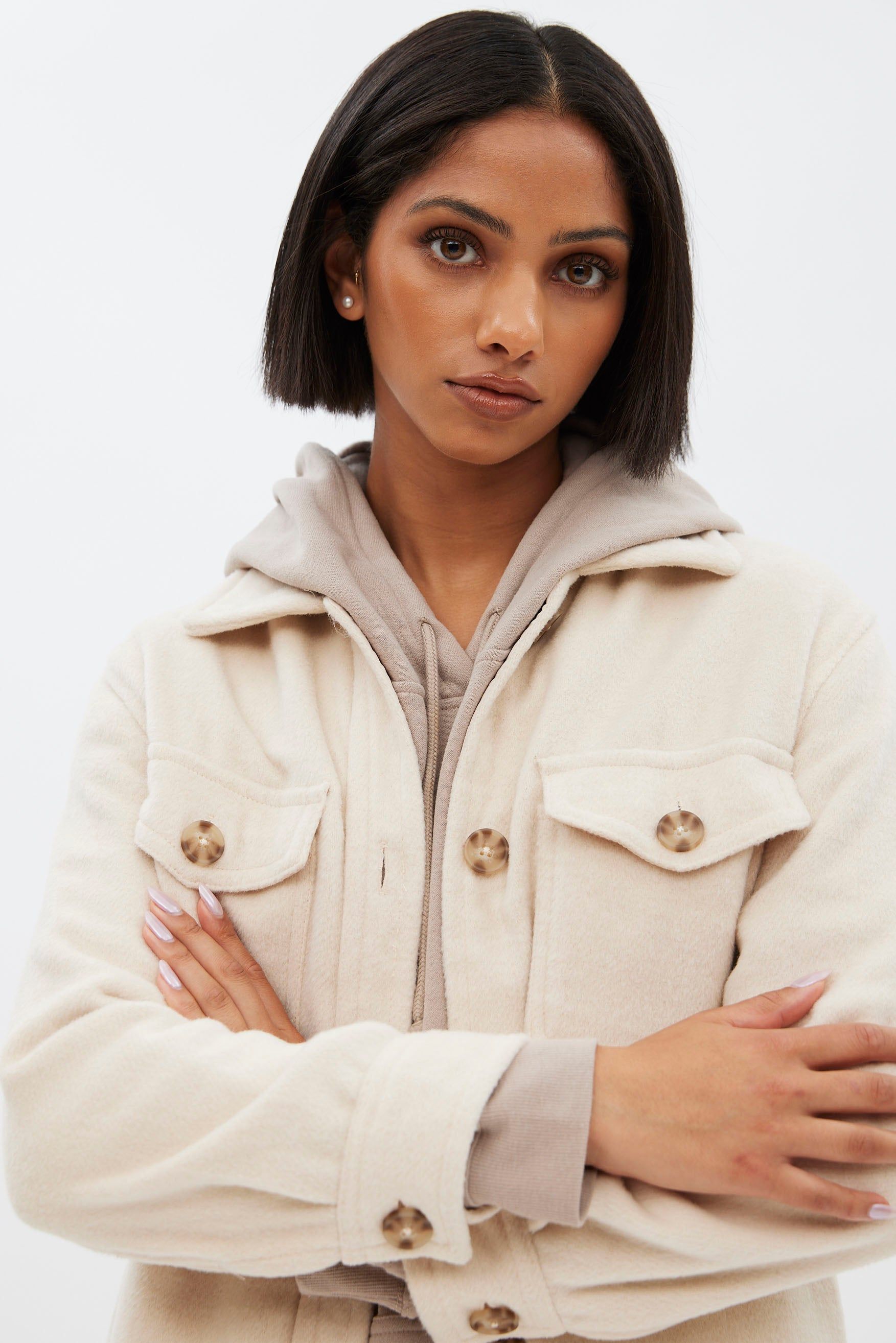 Button-Up Long Shacket sold by Bluenotes product image thumbnail 3