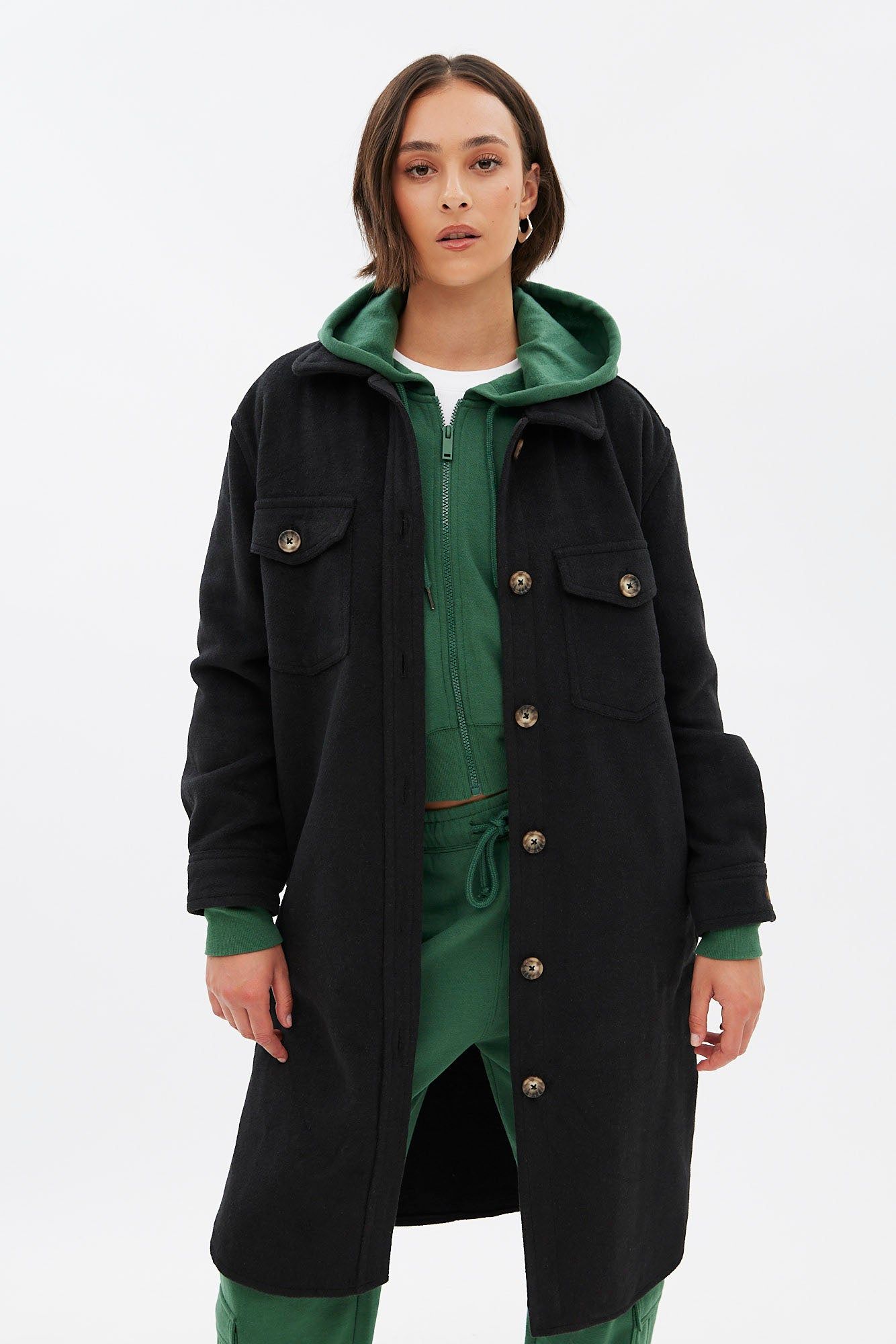 Button-Up Long Shacket sold by Bluenotes product image thumbnail 5