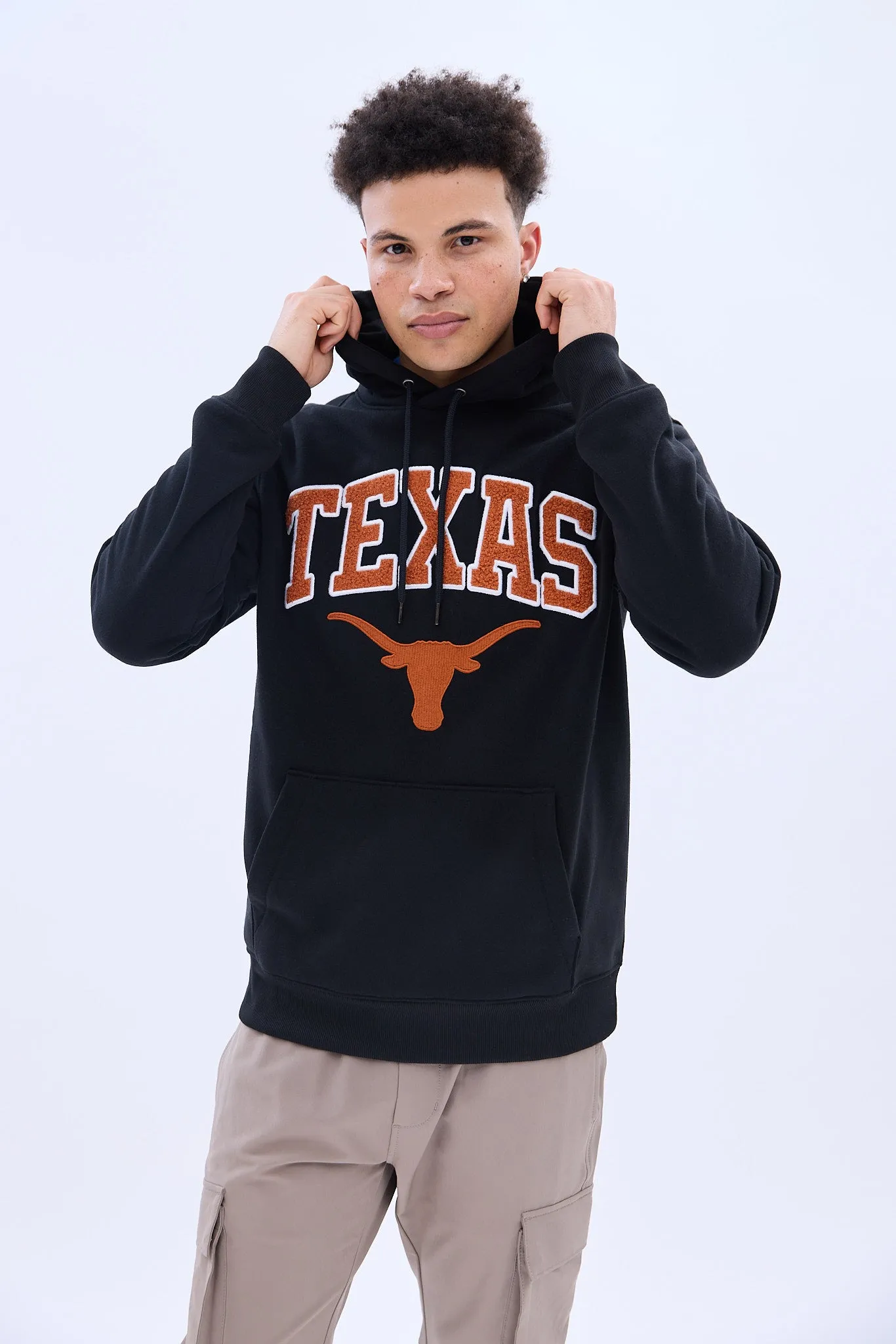 Texas Longhorns Graphic Chenille Applique Hoodie sold by Bluenotes