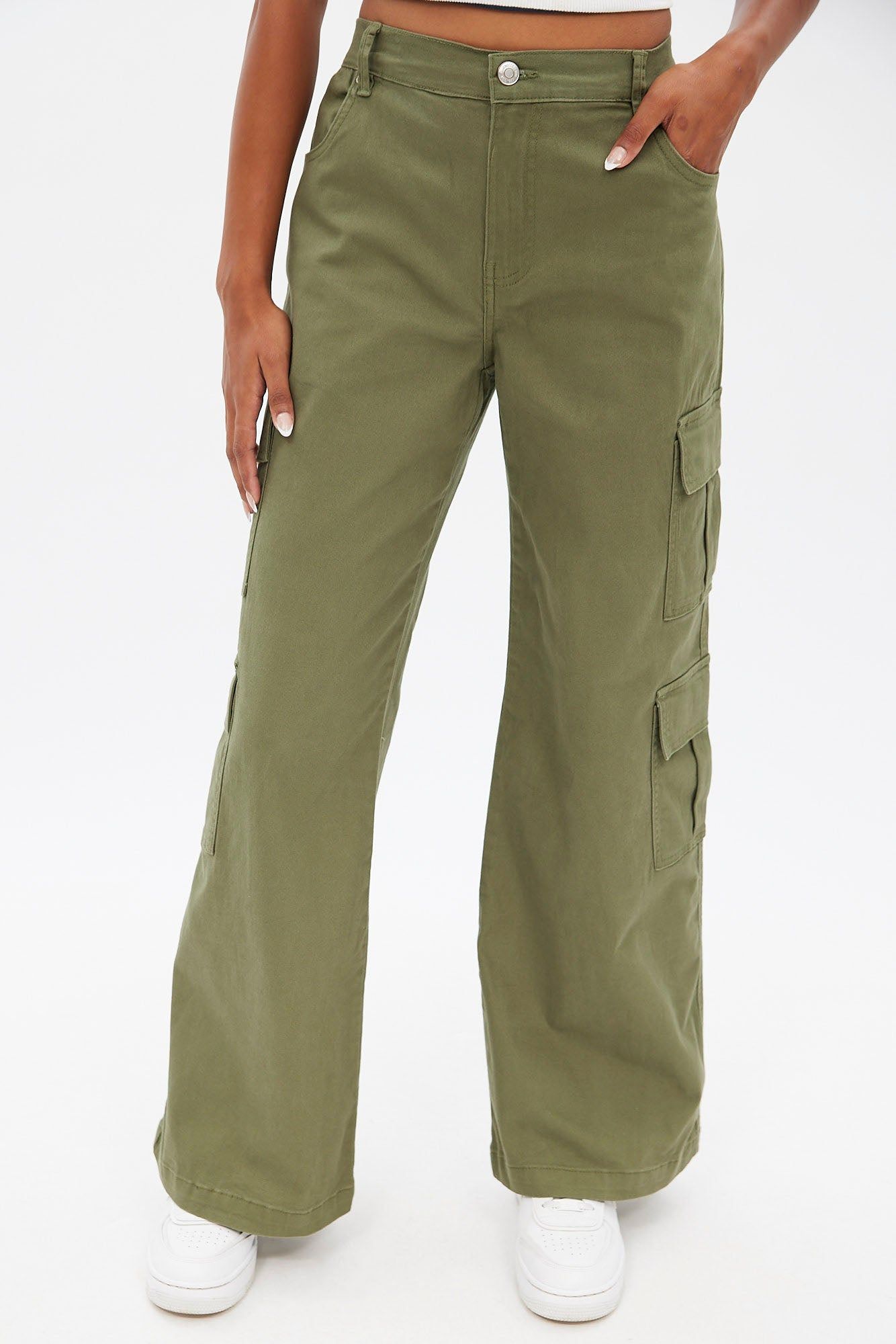 High Rise Wide Leg Cargo Pant sold by Bluenotes product image thumbnail 5