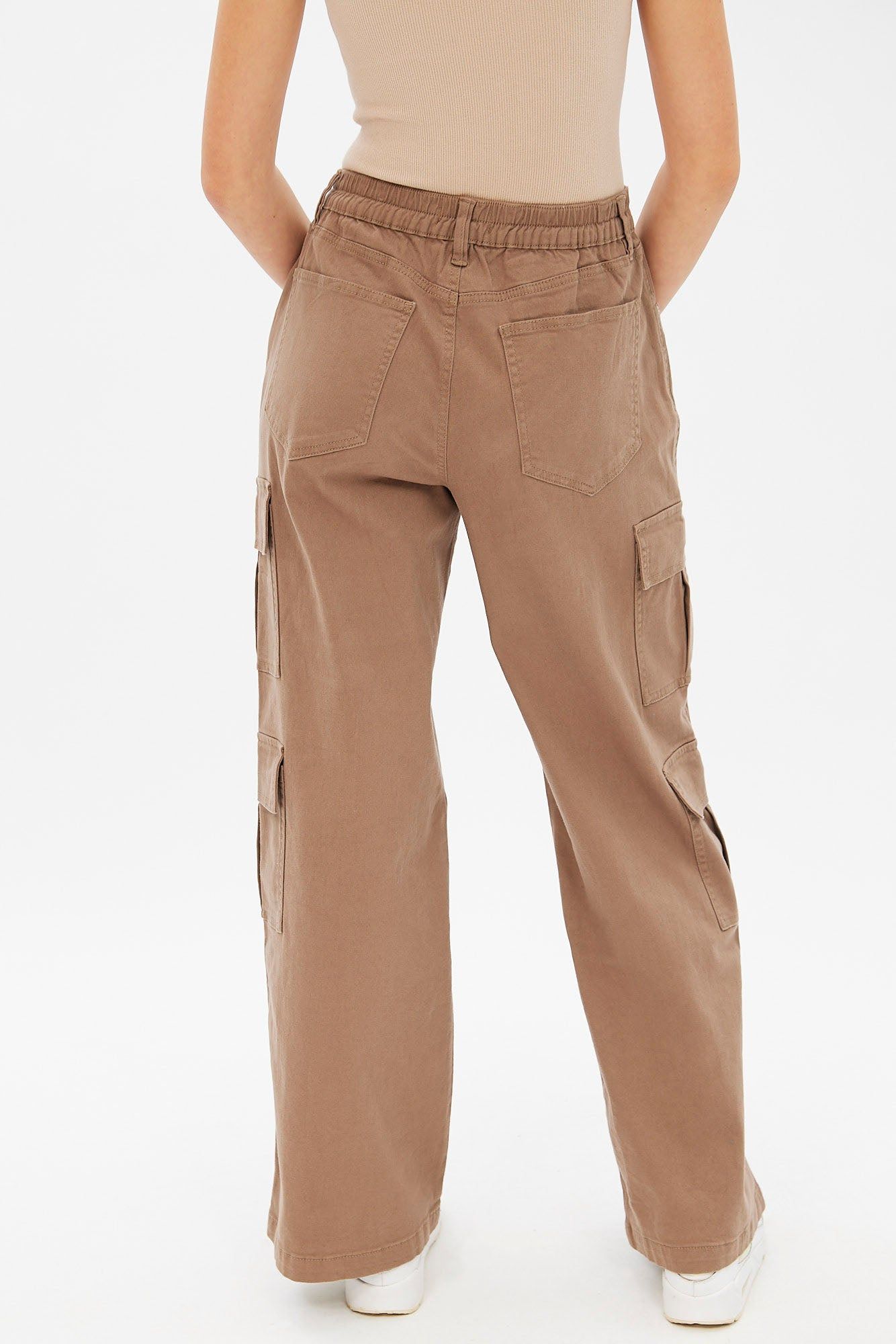 High Rise Wide Leg Cargo Pant sold by Bluenotes product image thumbnail 2