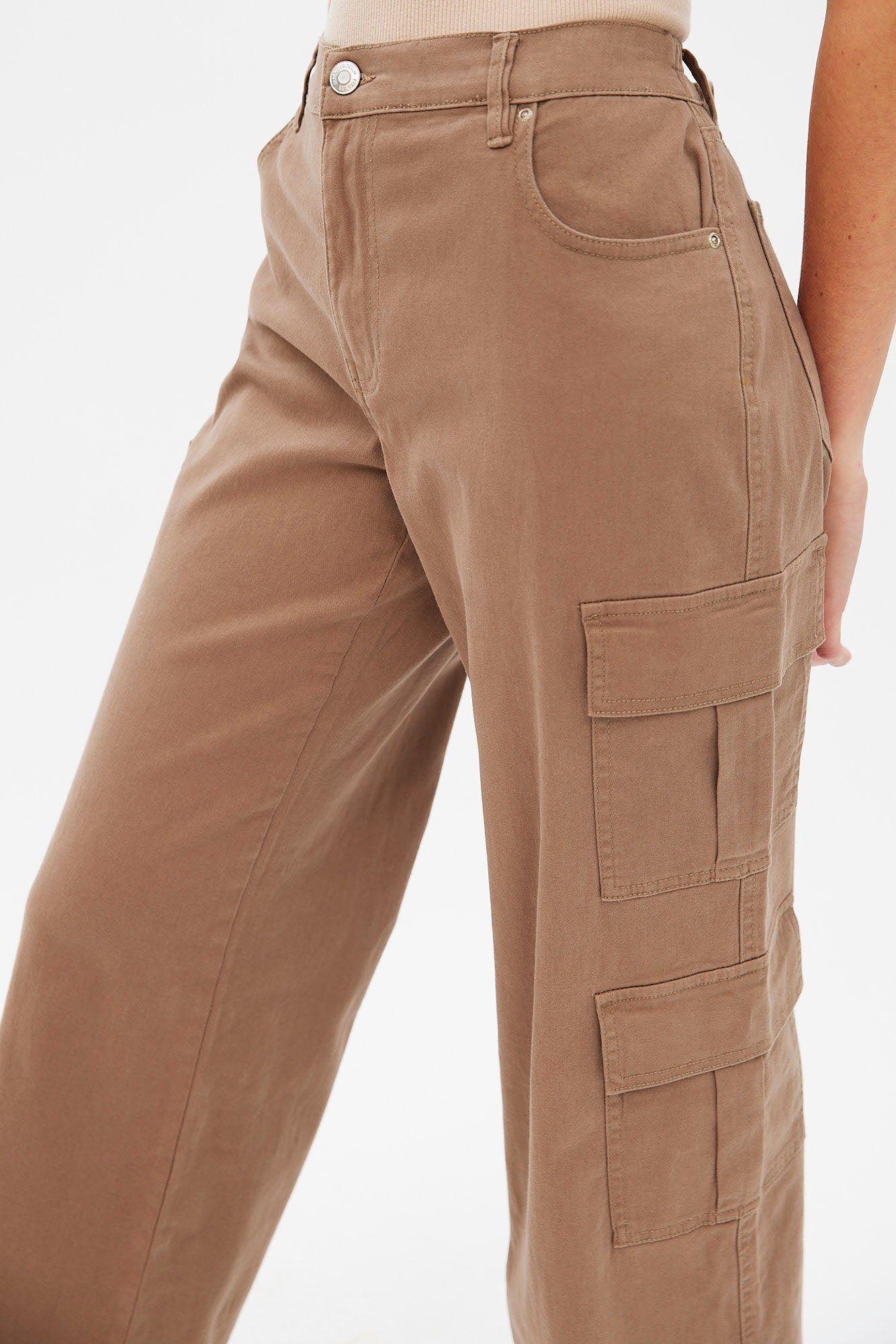 High Rise Wide Leg Cargo Pant sold by Bluenotes product image thumbnail 4