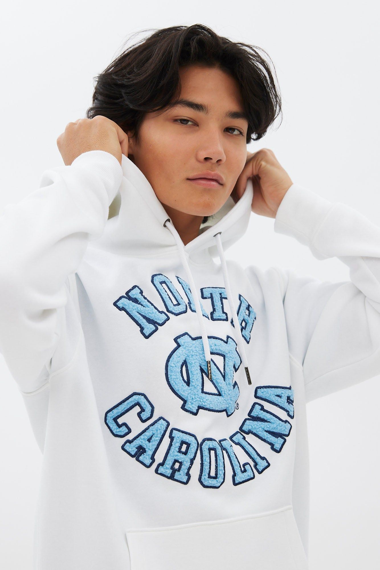 North Carolina Embroidered Pullover Hoodie sold by Bluenotes product image thumbnail 2