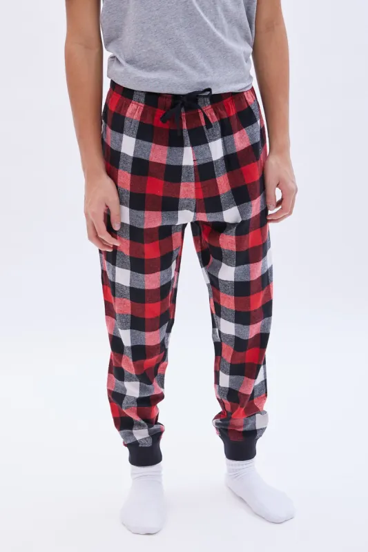 Plaid Pajama Jogger sold by Bluenotes