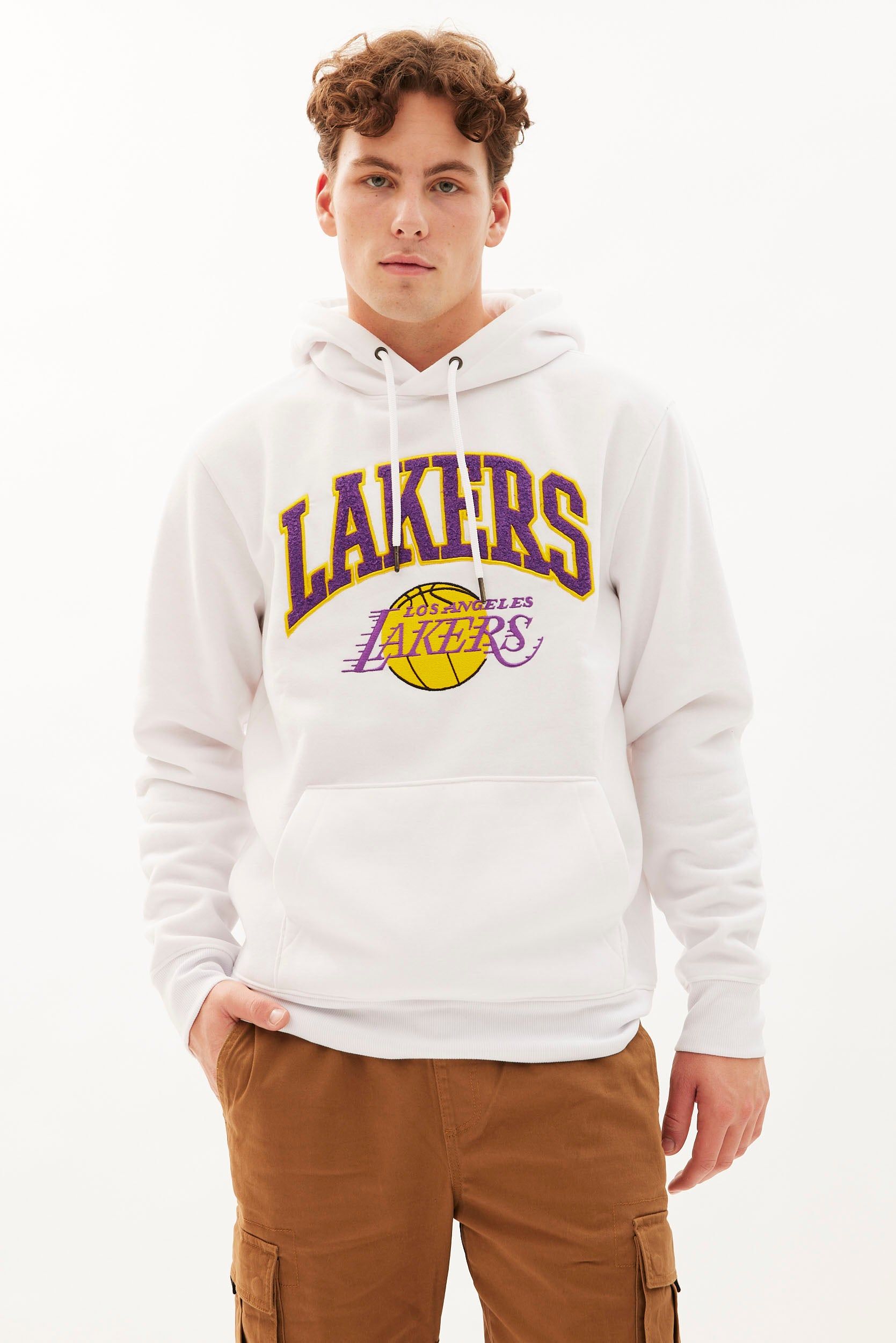 Los Angeles Lakers Chenille Graphic Pullover Hoodie sold by Bluenotes