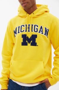 Michigan Graphic Pullover Hoodie sold by Bluenotes