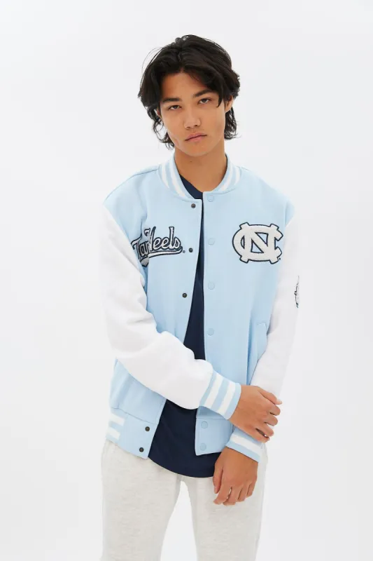 North Carolina Embroidered Varsity Jacket sold by Bluenotes