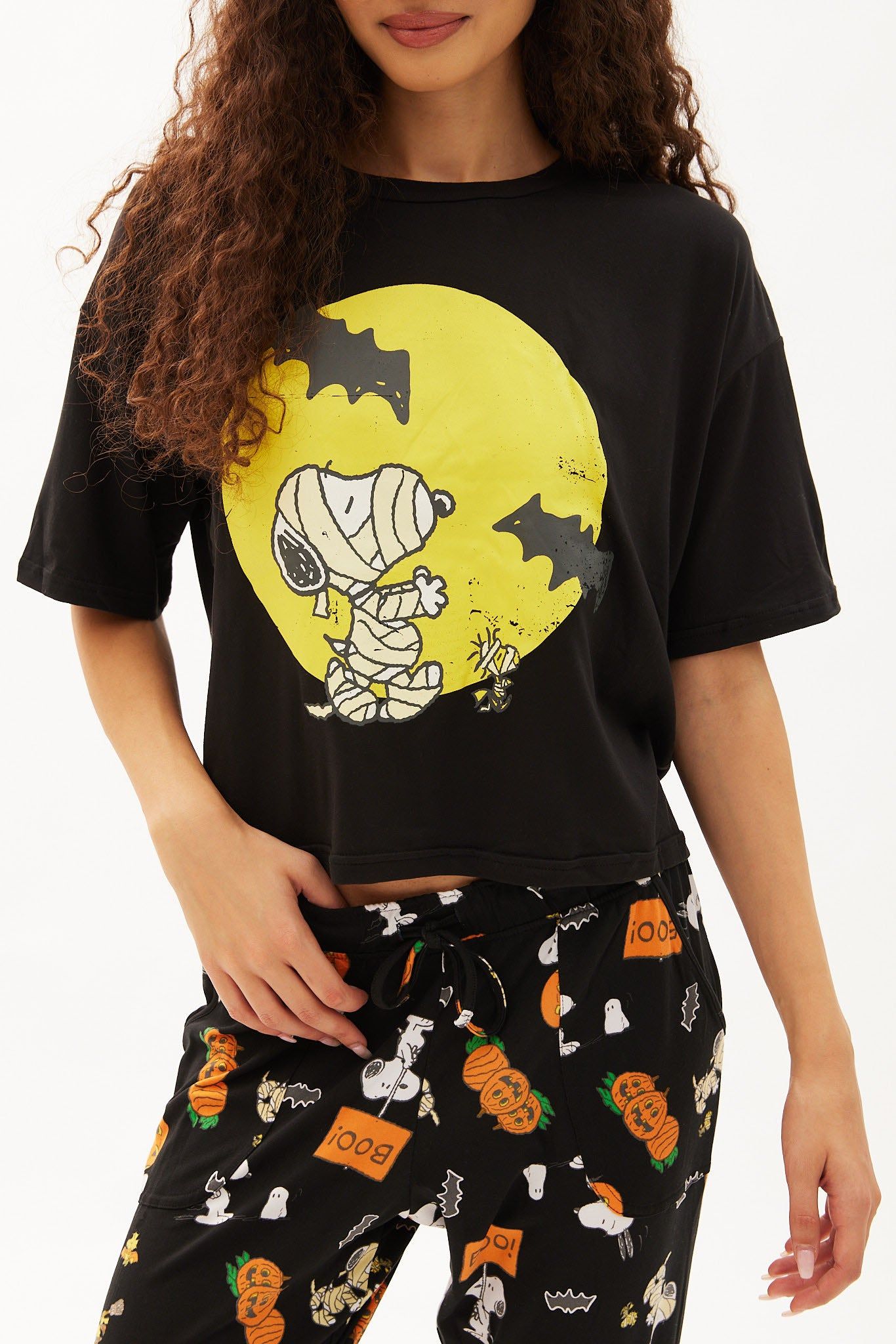 Super Soft Peanuts Snoopy Mummy Printed Pajama Set sold by Bluenotes product image thumbnail 3