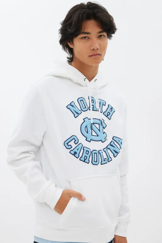 North Carolina Embroidered Pullover Hoodie sold by Bluenotes