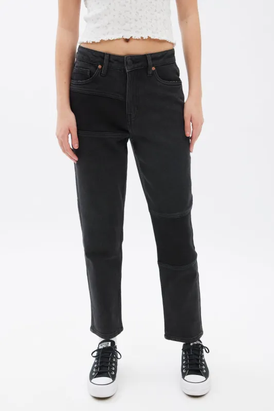 AERO High Rise Vintage Stretch Curvy Mom Jean sold by Bluenotes