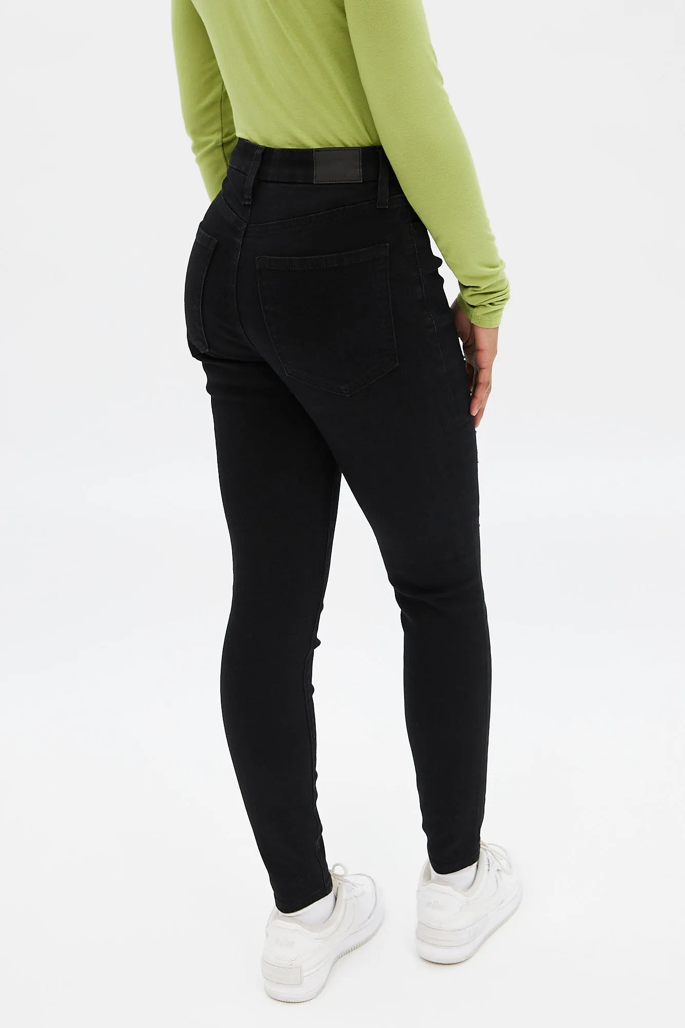 AERO Seriously Stretchy High Rise Distressed Curvy Jegging sold by Bluenotes product image thumbnail 2