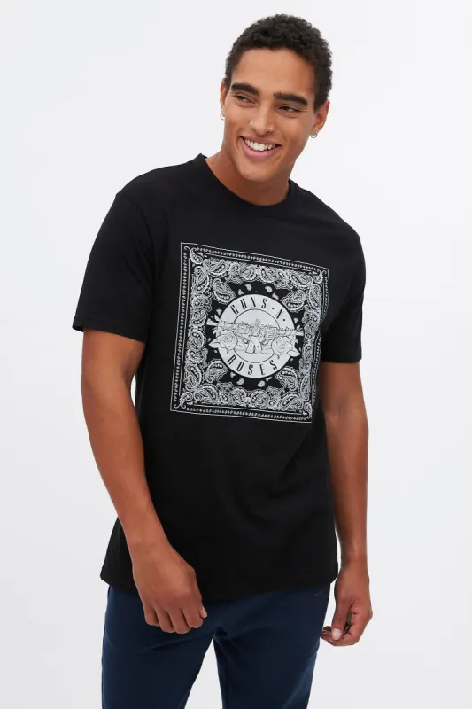 Guns N' Roses Bandana Graphic Tee sold by Bluenotes