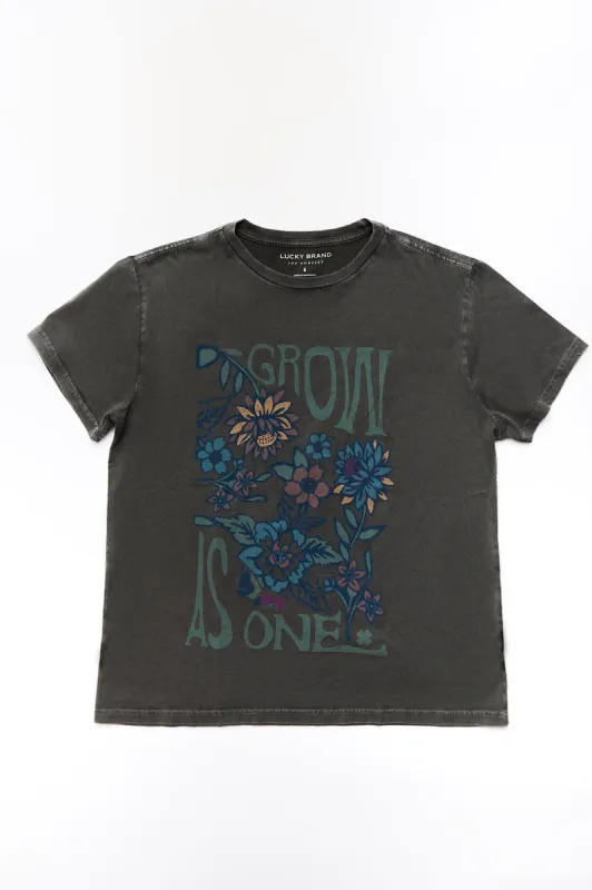 Grow As One Floral Boyfriend Tee sold by Bluenotes
