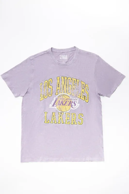 Los Angeles Lakers Graphic Acid Wash Tee sold by Bluenotes
