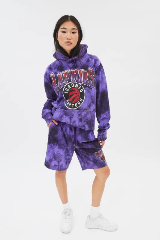 Toronto Raptors Graphic Tie Dye Fleece Short sold by Bluenotes