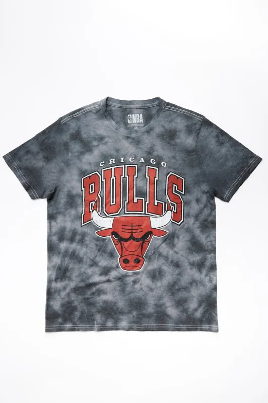 Chicago Bulls Graphic Tie Dye Tee sold by Bluenotes