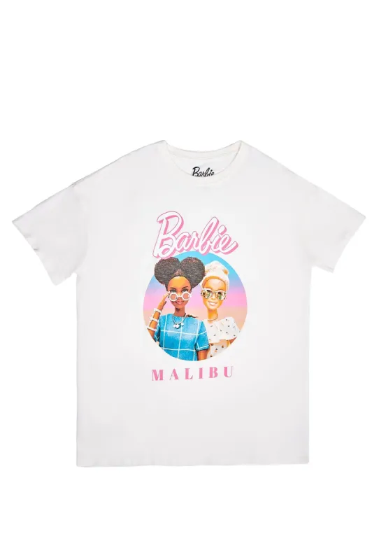 Barbie Malibu Graphic Boyfriend Tee made by Bluenotes