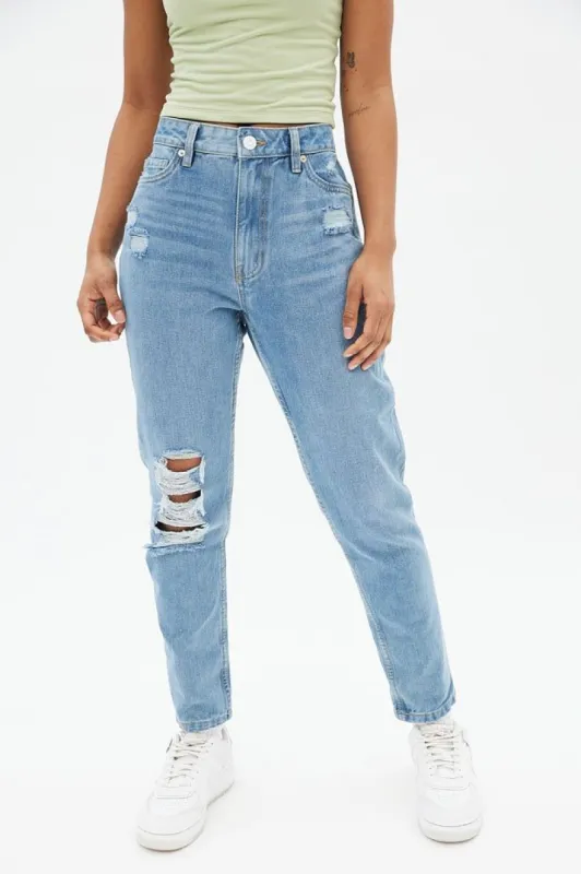 AERO Premium Air High Rise Mom Jean sold by Bluenotes