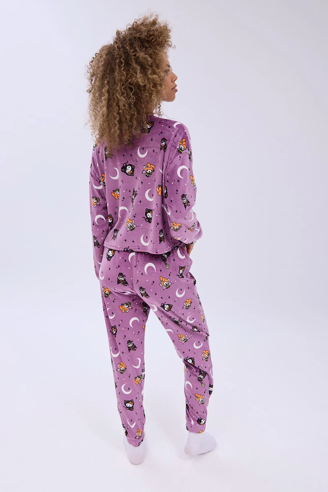 Hello Kitty And Friends Printed Velour Pajama Jogger And Tee Set sold by Bluenotes product image thumbnail 4