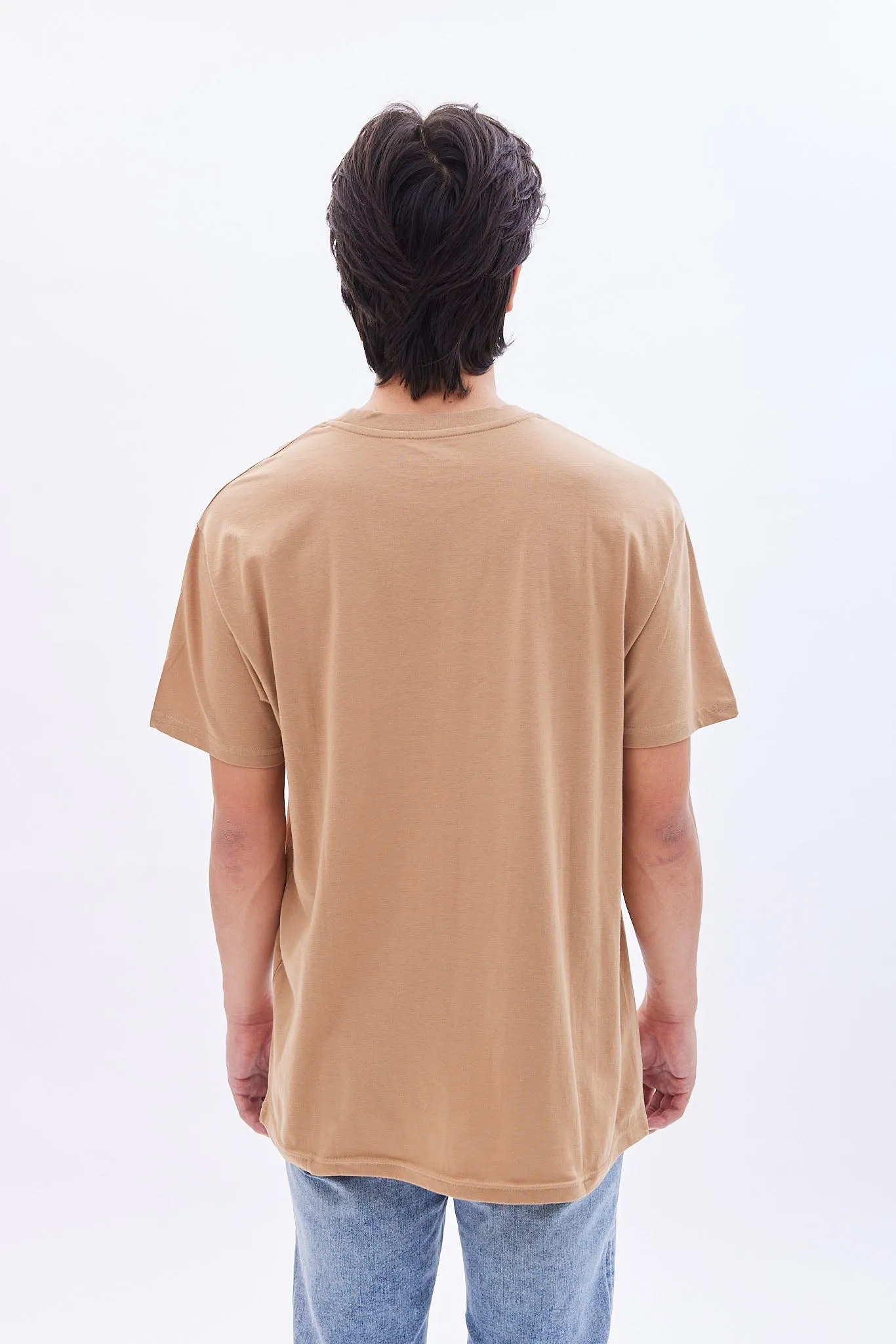 Basic Crew Neck Relaxed Tee sold by Bluenotes product image thumbnail 3