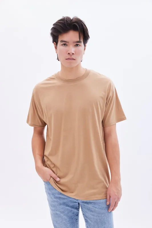 Basic Crew Neck Relaxed Tee sold by Bluenotes