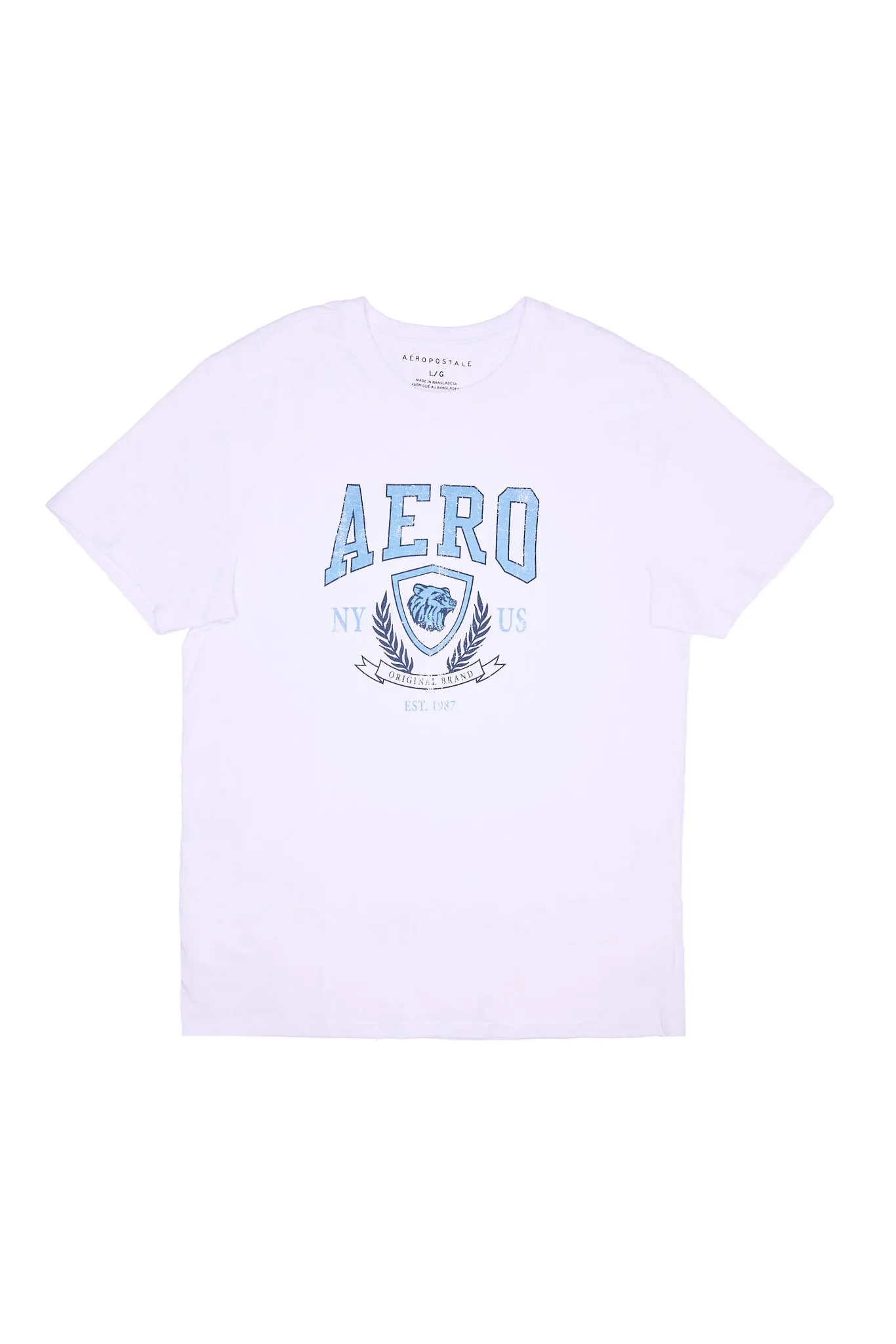AERO New York Bear Crest Graphic Tee sold by Bluenotes
